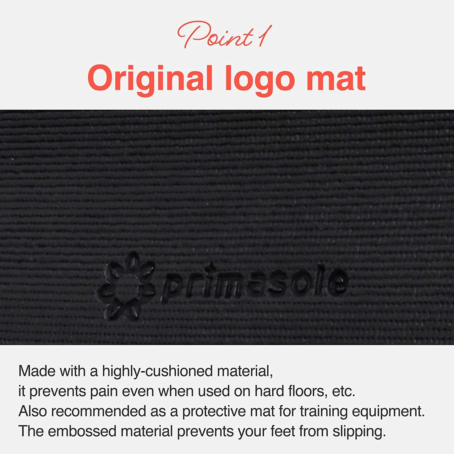 Yoga Mat with Carry Strap for Yoga Pilates Fitness and Floor Workout at Home and Gym