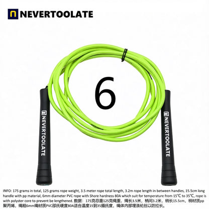 NeverTooLate™ ProSpeed Jump Rope – Lightweight, Durable &amp; Fast